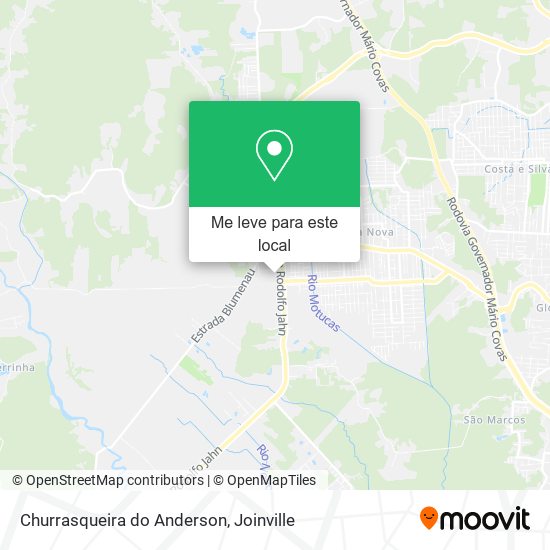 Churrasqueira do Anderson mapa