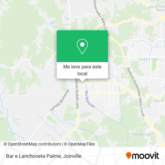 Bar e Lanchonete Palme mapa