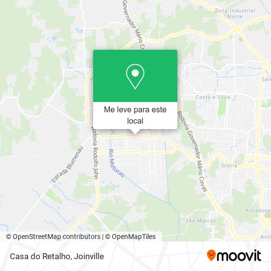 Casa do Retalho mapa