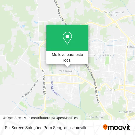 Sul Screen Soluções Para Serigrafia mapa