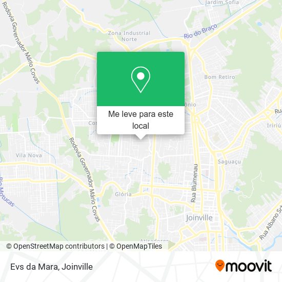 Evs da Mara mapa