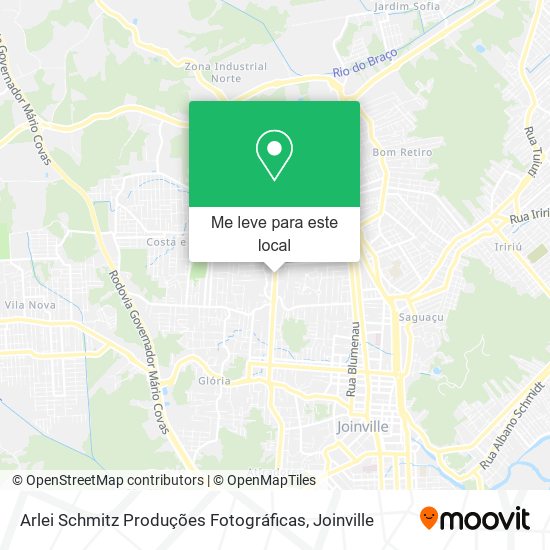 Arlei Schmitz Produções Fotográficas mapa