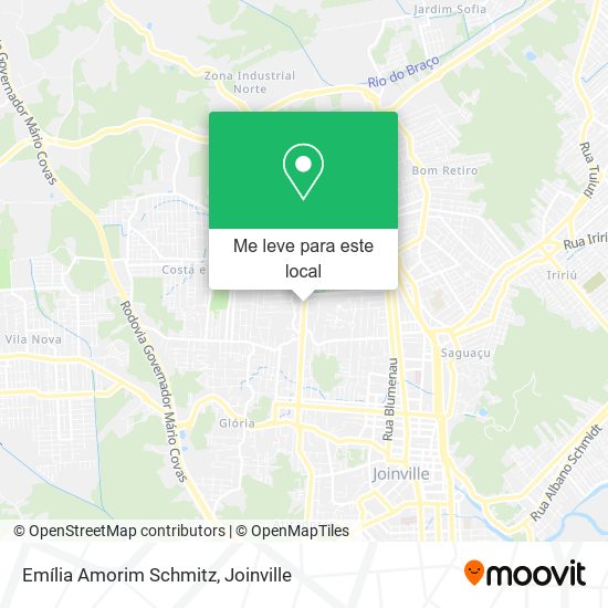 Emília Amorim Schmitz mapa