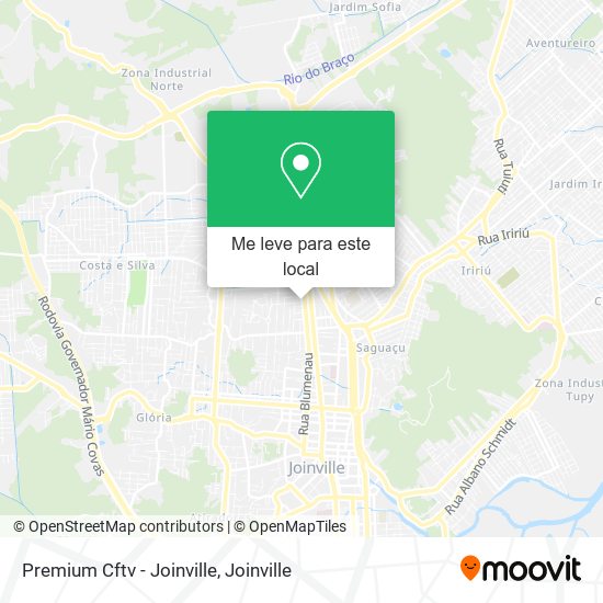 Premium Cftv - Joinville mapa