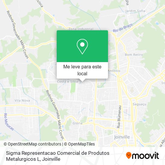 Sigma Representacao Comercial de Produtos Metalurgicos L mapa