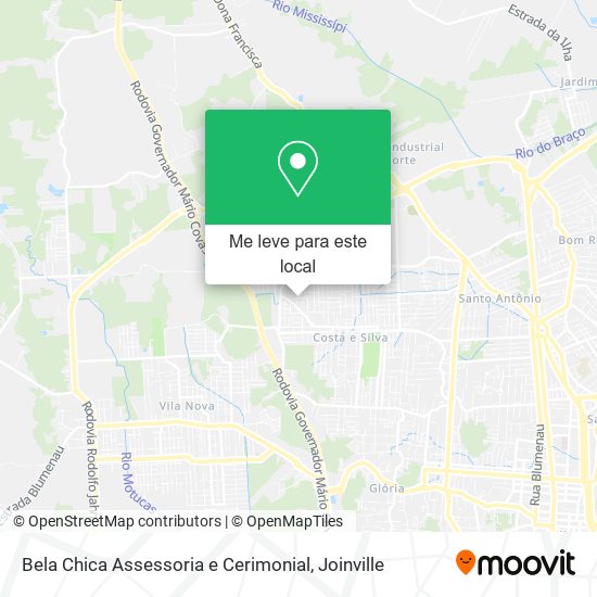 Bela Chica Assessoria e Cerimonial mapa