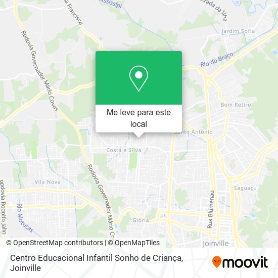 Centro Educacional Infantil Sonho de Criança mapa