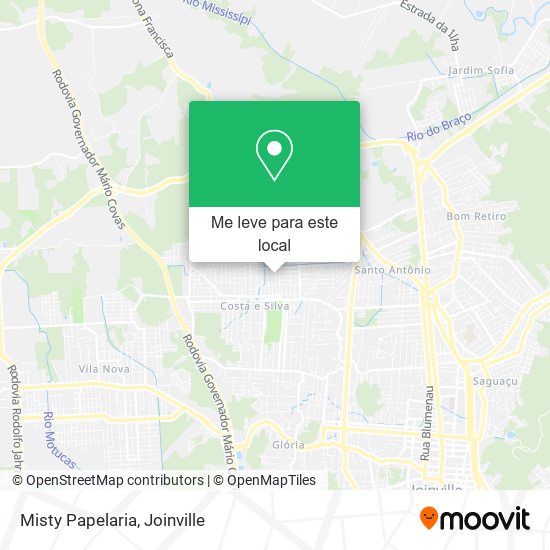 Misty Papelaria mapa