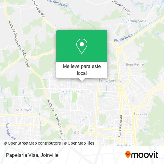 Papelaria Visa mapa