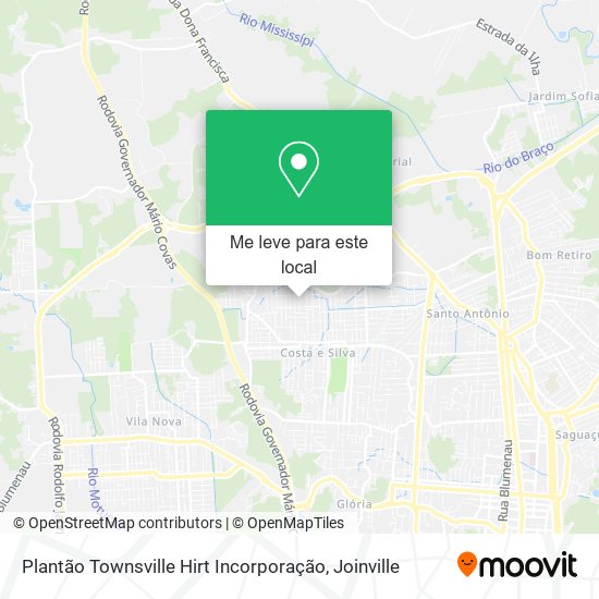 Plantão Townsville Hirt Incorporação mapa