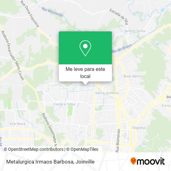 Metalurgica Irmaos Barbosa mapa