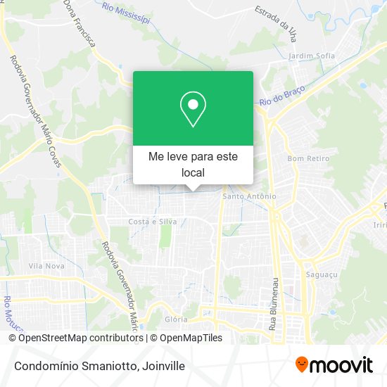 Condomínio Smaniotto mapa