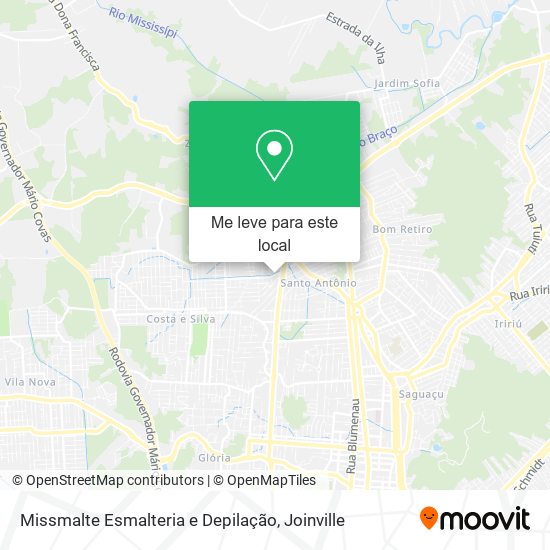 Missmalte Esmalteria e Depilação mapa