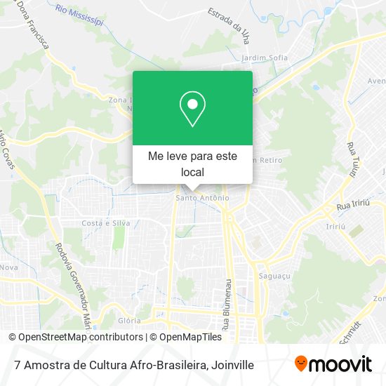 7 Amostra de Cultura Afro-Brasileira mapa