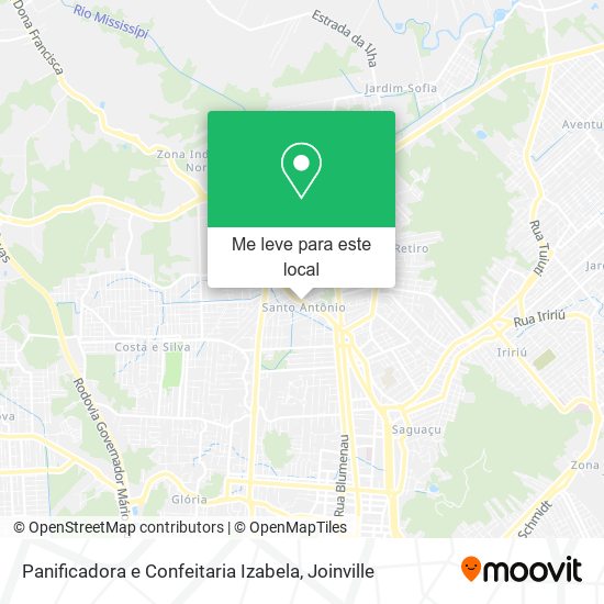 Panificadora e Confeitaria Izabela mapa
