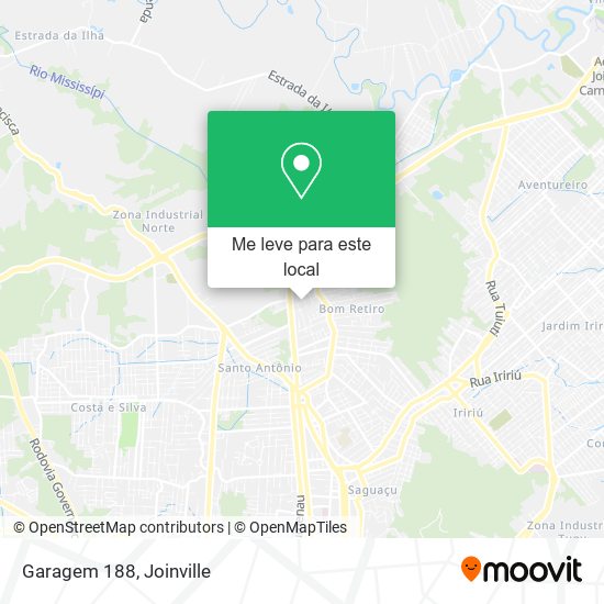 Garagem 188 mapa