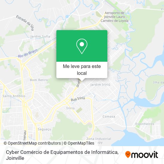Cyber Comércio de Equipamentos de Informática mapa