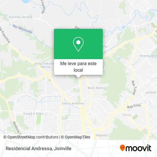 Residencial Andressa mapa