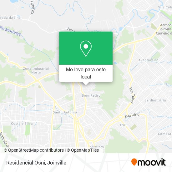 Residencial Osni mapa