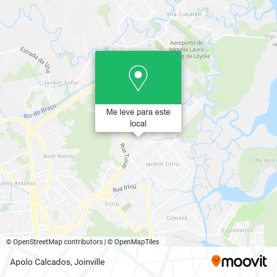 Apolo Calcados mapa