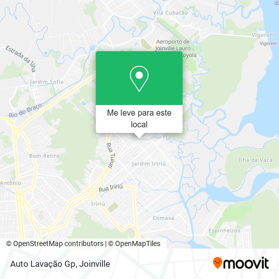 Auto Lavação Gp mapa