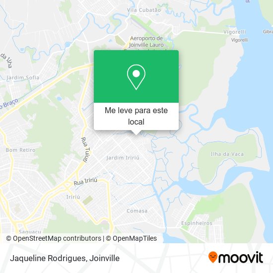 Jaqueline Rodrigues mapa