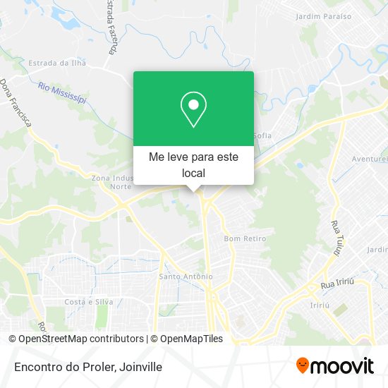 Encontro do Proler mapa