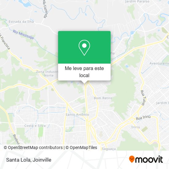 Santa Lola mapa