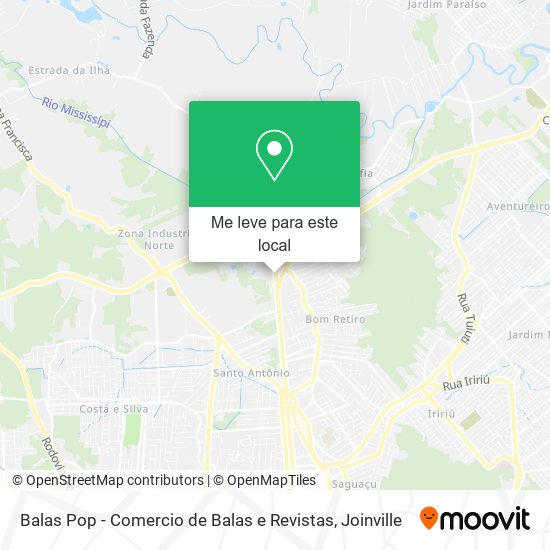 Balas Pop - Comercio de Balas e Revistas mapa