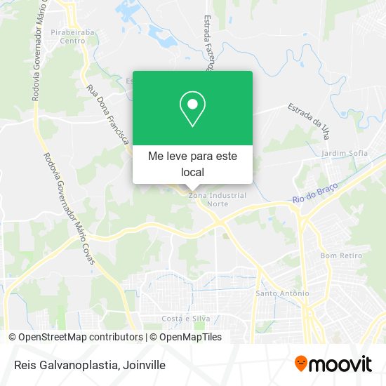 Reis Galvanoplastia mapa
