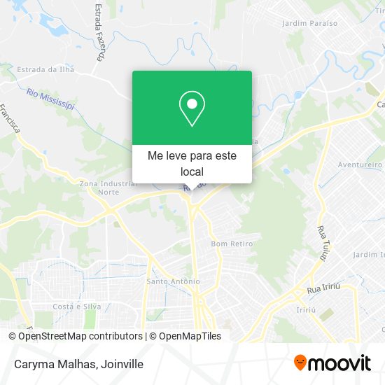 Caryma Malhas mapa