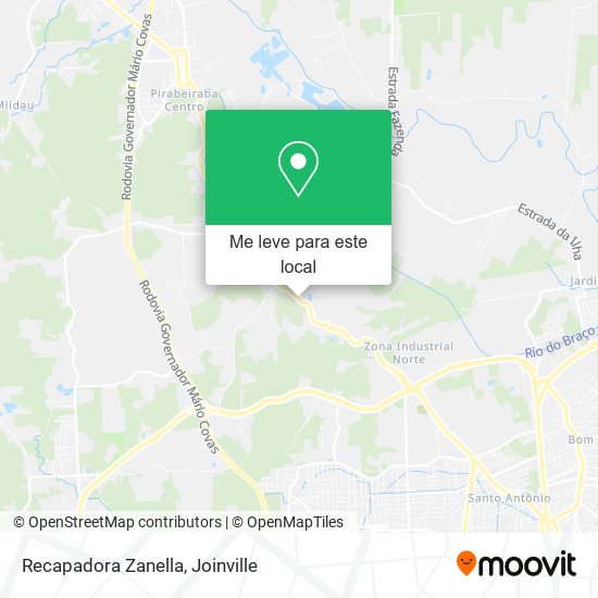 Recapadora Zanella mapa
