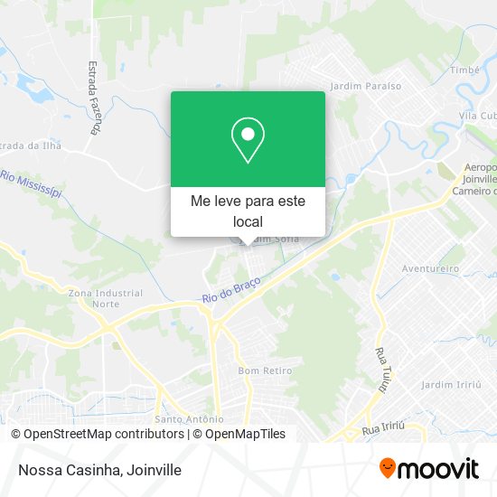Nossa Casinha mapa