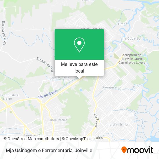 Mja Usinagem e Ferramentaria mapa