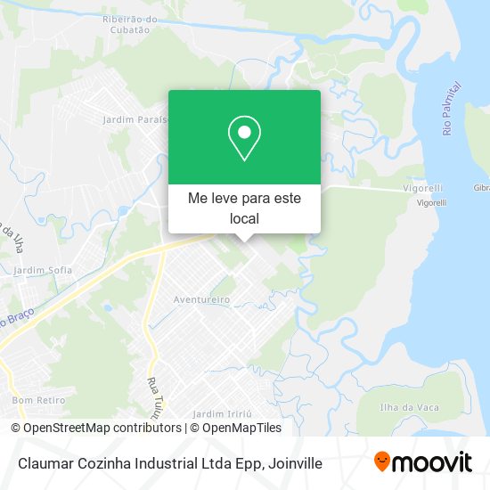 Claumar Cozinha Industrial Ltda Epp mapa