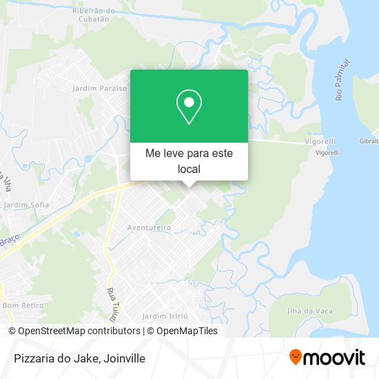 Pizzaria do Jake mapa