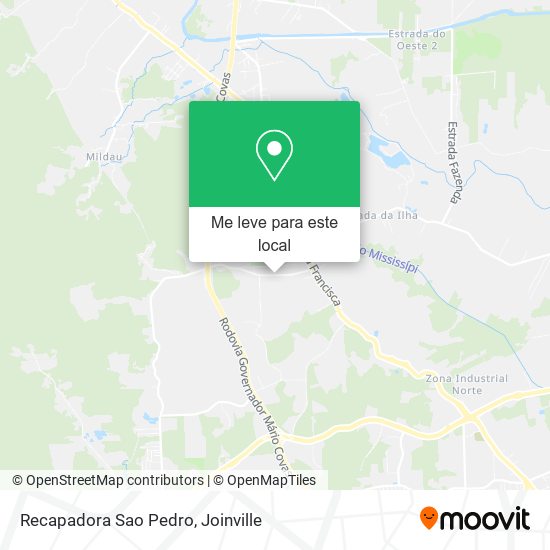 Recapadora Sao Pedro mapa