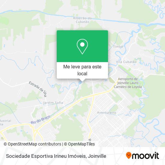 Sociedade Esportiva Irineu Imóveis mapa