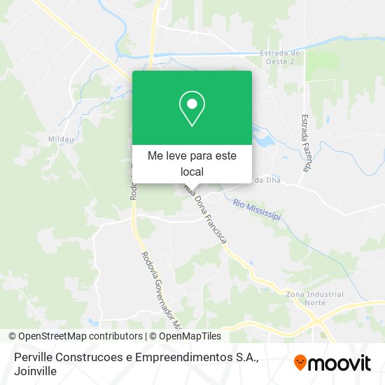 Perville Construcoes e Empreendimentos S.A. mapa