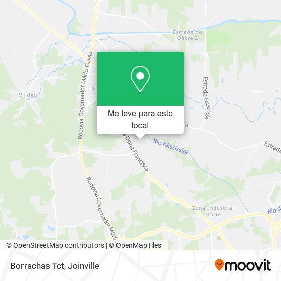 Borrachas Tct mapa
