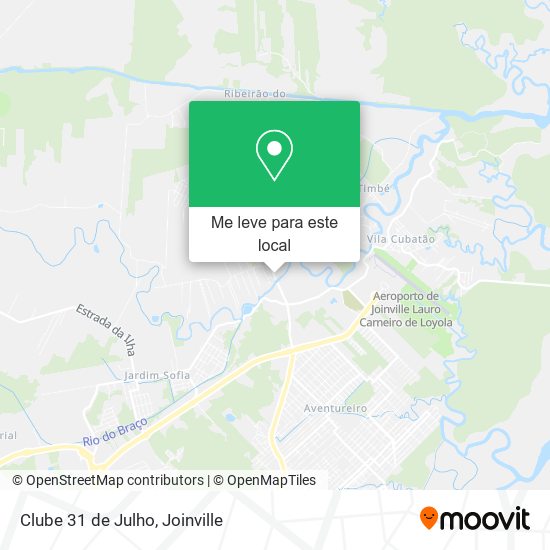 Clube 31 de Julho mapa