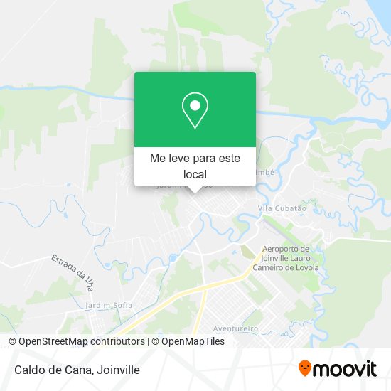 Caldo de Cana mapa