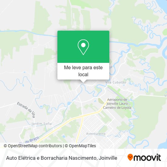 Auto Elétrica e Borracharia Nascimento mapa