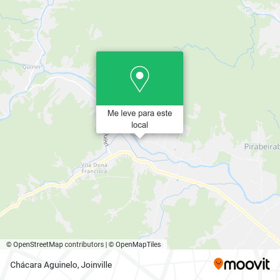 Chácara Aguinelo mapa