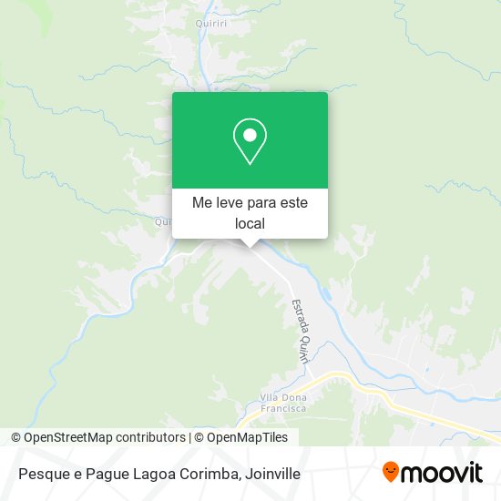 Pesque e Pague Lagoa Corimba mapa