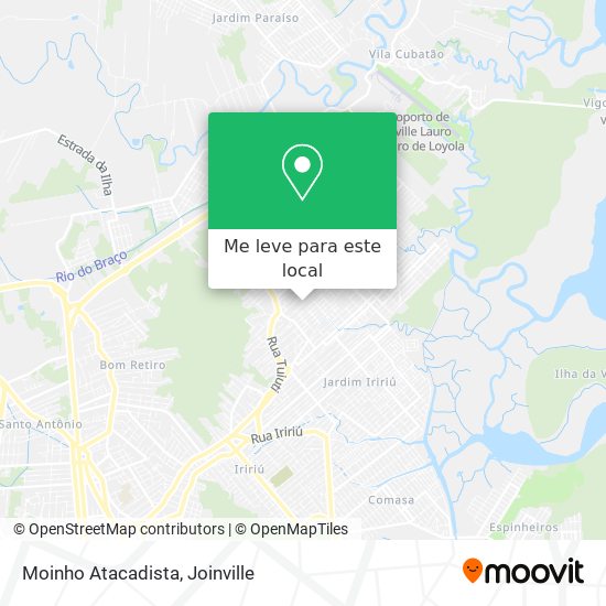 Moinho Atacadista mapa