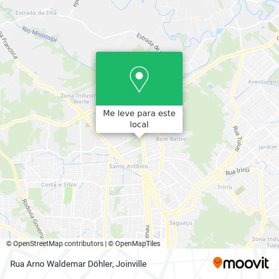 Rua Arno Waldemar Döhler mapa