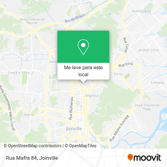 Rua Mafra 84 mapa