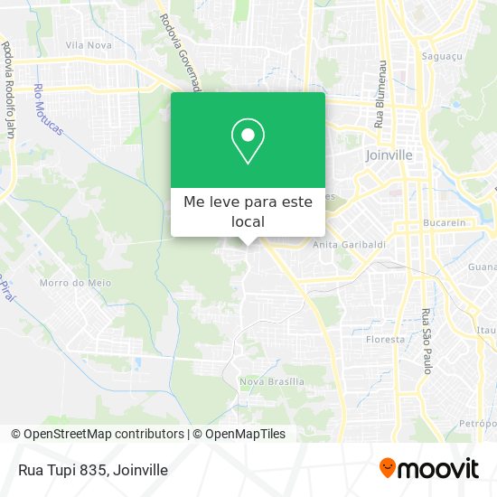 Rua Tupi 835 mapa
