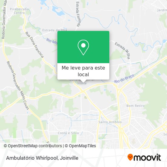 Ambulatório Whirlpool mapa